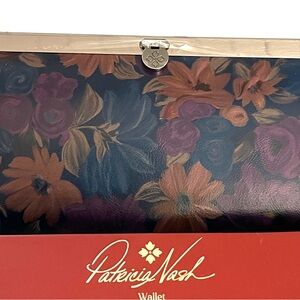 Patricia Nash Floral Leather Wallet NEW